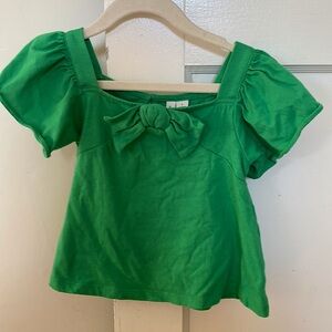 Janie & Jack, Girls top with bow, dressy shirt